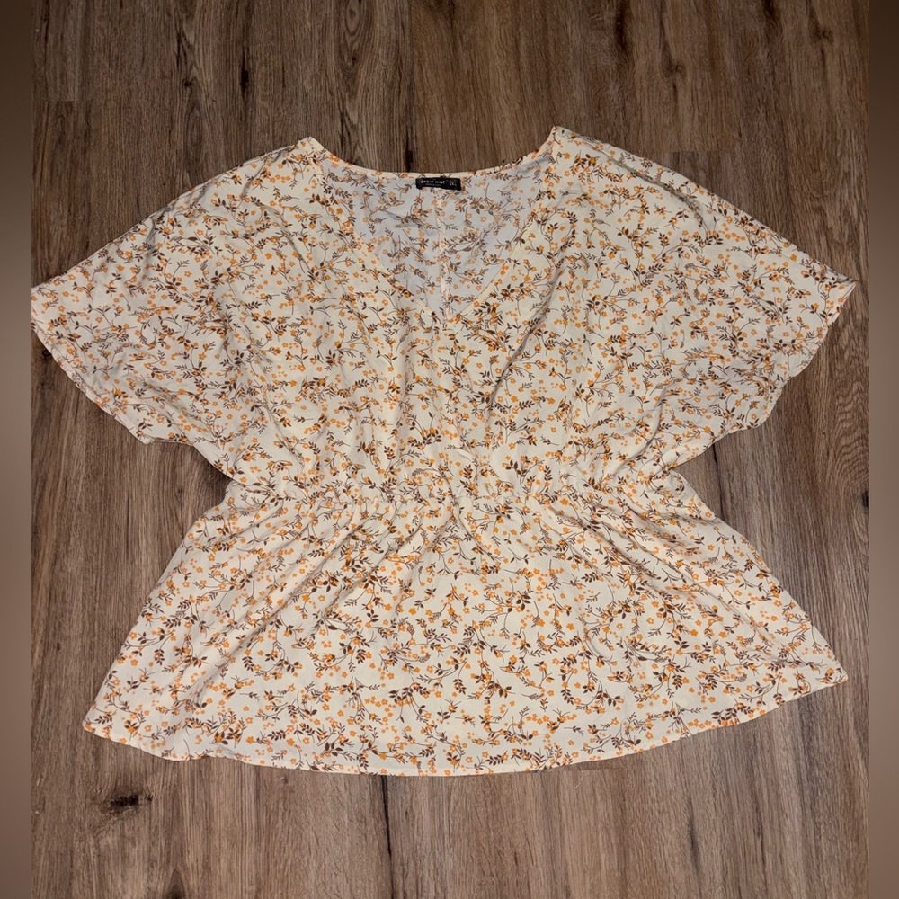 SHEIN curve Floral Print Women's Top